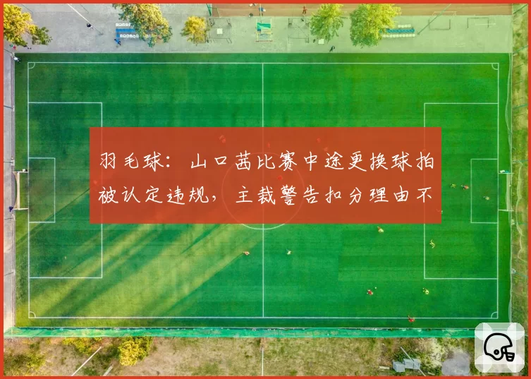 羽毛球：山口茜比赛中途更换球拍被认定违规，主裁警告扣分理由不充分
